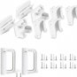 Retractable Baby Gate Replacement Parts Kit Child Safety Gate Full Set Wall Moun