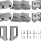 Retractable Baby Gate Replacement Parts Kit Grey Pet Gate Full Set Wall Mounting