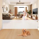 120 Inch Extra Wide Retractable Baby Gates - Extra Long Mesh Baby Gate Child Saf