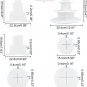 3-Tiers Cake Pop Stand, 42 Holes Lollipop Holder, Cupcake Dessert Display Stand,