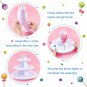 3-Tiers Cake Pop Stand, 42 Holes Lollipop Holder, Cupcake Dessert Display Stand,