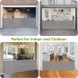 95 Inch Long Baby Gate Retractable Dog Gate for Large Openings and No Drilling 2