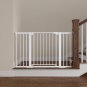 Baby Gate Extra Wide, 29.5"- 51.5" Pressure Mounted Dog Gate with Walk through D