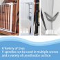 Baby Gate Banister Adapter Y-Spindle Rods - for Pressure Mounted Baby and Pet Sa