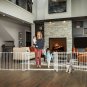 192-Inch Double Door Super Wide Adjustable Baby Gate and Play Yard, 4-In-1, Bonu