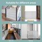 Child Safety Retractable Baby Gate, 34" Tall, up to 71" Wide - Baby Gate for Sta