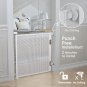Punch-Free Retractable Baby Gates, 33 * 71 Inches Extra Wide Baby Gate for Stai