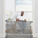 Carlson Extra Wide Retractable Pet Gate, Gray, Includes Mounting Hardware
