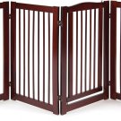 360 Configurable Freestanding Dog Gate with Door for Home