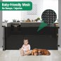 110 Inch Extra Wide Baby Gate for Large Openings Retractable Baby Gates Indoor O