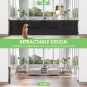150 Inch Extra Wide Retractable Baby Gates for Large Openings Extra Long Baby Ga