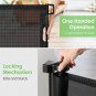 150 Inch Extra Wide Retractable Baby Gates for Large Openings Extra Long Baby Ga
