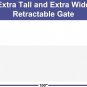 42 Inch Extra Tall Retractable Baby Gates 100 Inch Extra Wide Retractable Gate f