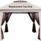 Top for 13'X13' Pop up Gazebo Canopy Frame,Canopy Frame and Netting Not Included