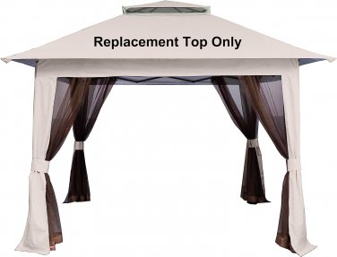 Top for 13'X13' Pop up Gazebo Canopy Frame,Canopy Frame and Netting Not Included