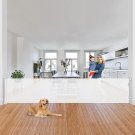 130 Inch Retractable Baby Gates Extra Wide Baby Gate for Extra Wide Openings Out