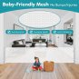 130 Inch Retractable Baby Gates Extra Wide Baby Gate for Extra Wide Openings Out