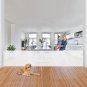 130 Inch Retractable Baby Gates Extra Wide Baby Gate for Extra Wide Openings Out