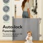 Auto Lock Retractable Baby Gate, Safety Gate for Baby and Pet, 33&acirc;�� Tall, Extends