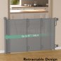 Auto Lock Retractable Baby Gate, Safety Gate for Baby and Pet, 33â Tall, Extends