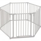 Toddleroo by  3 in 1 Metal Superyard: 151" Long Extra Wide Baby Gate, Barrier or
