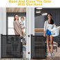 Retractable Baby Gates, 118 Inch Extra Wide Baby Gate for Large Openings, Mesh B