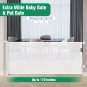 Mom'S Choice Awards Winner - 110 Inch Extra Wide Baby Gate for Large Openings Re