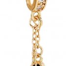 18K Gold Plated Four Leaf Clover Necklace, Lucky Clover Pendant Necklaces, Black