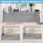 75 Inch Retractable Baby Gates for Wide Openings Retractable Dog Gate Indoor Ext