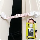 Door Buddy Adjustable Baby Proof Door Strap for Cats - Caramel. No Need for Cat