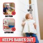 Door Buddy Adjustable Baby Proof Door Strap for Cats - Caramel. No Need for Cat