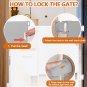 Child Baby 59&acirc;�� Wide Safety Gate| Retractable Design for Home or Travel| Doorways