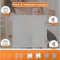Child Baby 59&acirc;�� Wide Safety Gate| Retractable Design for Home or Travel| Doorways
