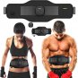 ABS Stimulator,Triple Channel LCD Screen Abdominal Toning Belt with 10 Modes 20