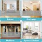 126 Inches Extra Wide Retractable Baby Gates for Large Openings, Extra Wide Bab