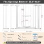 40.6"-29.7" Auto Baby Gate for Doorways, Small Baby Gate with Cat Door, Super Wi