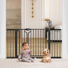 Beberoad Love Double Door Baby Gate for Stairs and Doorways, Pressure Mounted Do
