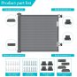 Retractable Baby Gate, Extra Wide Child Mesh Safety Gate with 2 Sets of Mounting