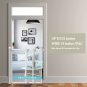 Removable Safety Retractable Gate for Baby and Pets Extended Indoor and Outdoor