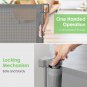 175 Inch Extra Wide Retractable Dog Gates 35" Tall Retractable Baby Gates for Wi
