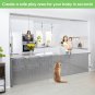 175 Inch Extra Wide Retractable Dog Gates 35" Tall Retractable Baby Gates for Wi
