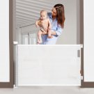 Retractable Baby Gate, Dog Gate for Stairs and Doorways,Extends up to 51" Wide B