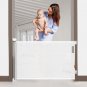 Retractable Baby Gate, Dog Gate for Stairs and Doorways,Extends up to 51" Wide B