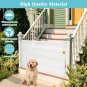 Retractable Baby Gate, Dog Gate for Stairs and Doorways,Extends up to 51" Wide B