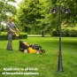 Dusk to Dawn Outdoor Lamp Post Lights with GFCI Outlet,Double-Head Farmhouse Str
