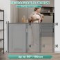 Retractable Baby Gate for Stairs Doorways - Extra Wide Safety Kids Child Pets P