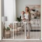 Extra Wide Baby Gate with Door - Walk through Large Long Child Gates for Stair D