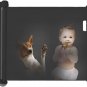 PETSTAR 72" Wide Retractable Baby Gate, Fence Safety Gate for Kids and Pets, 34"