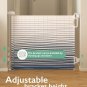 Retractable Baby Gate, Prevents Bottom Drilling through Baby and Pet Safety Gate
