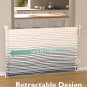 Retractable Baby Gate, Prevents Bottom Drilling through Baby and Pet Safety Gate
